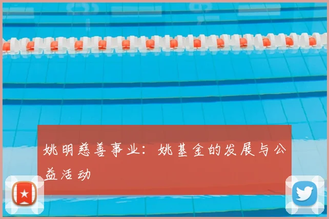 姚明慈善事业：姚基金的发展与公益活动
